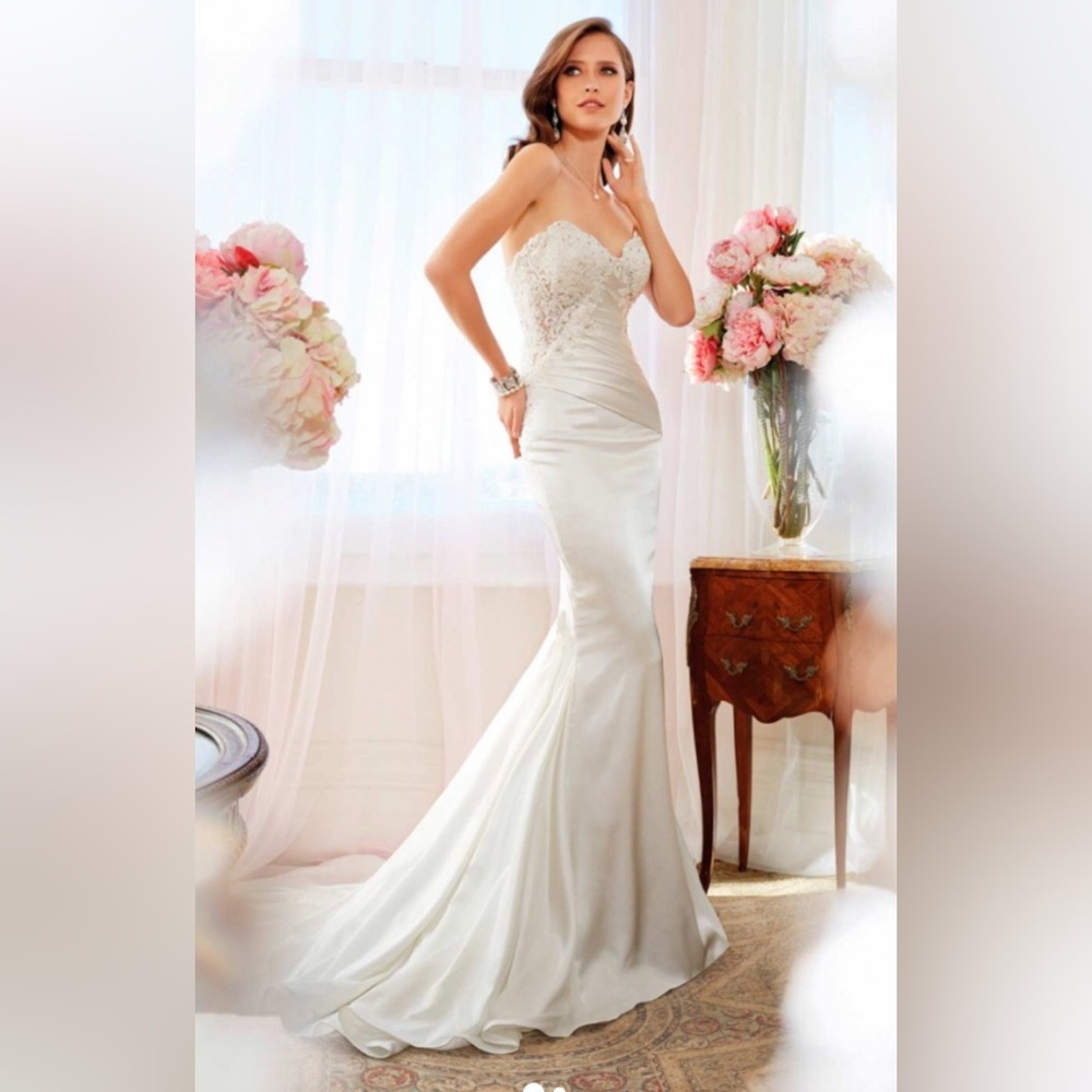 Sophia Tolli Wedding Dress, with veil